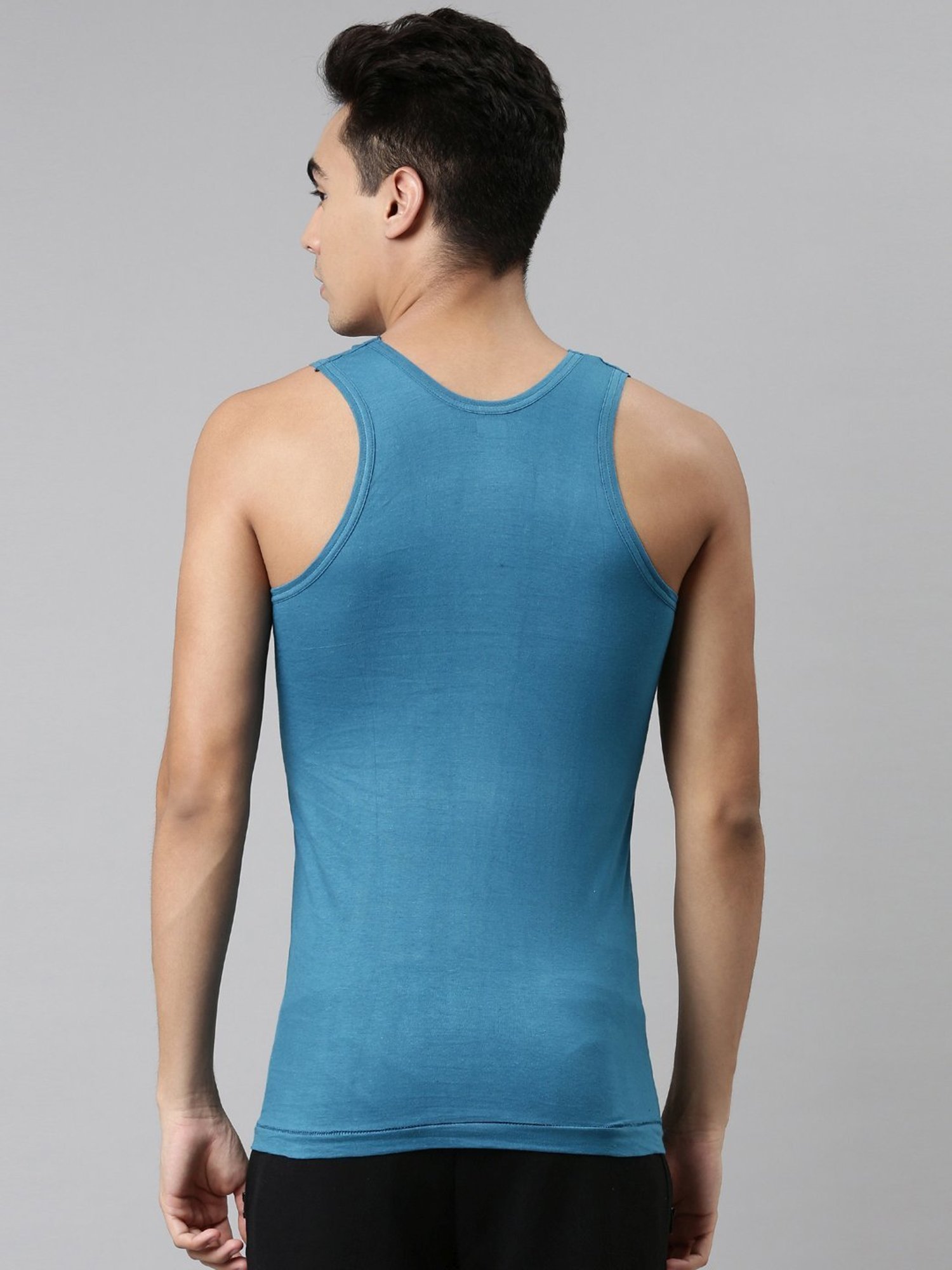 Dixcy Josh Multi Cotton Regular Fit Vest - Pack Of 5