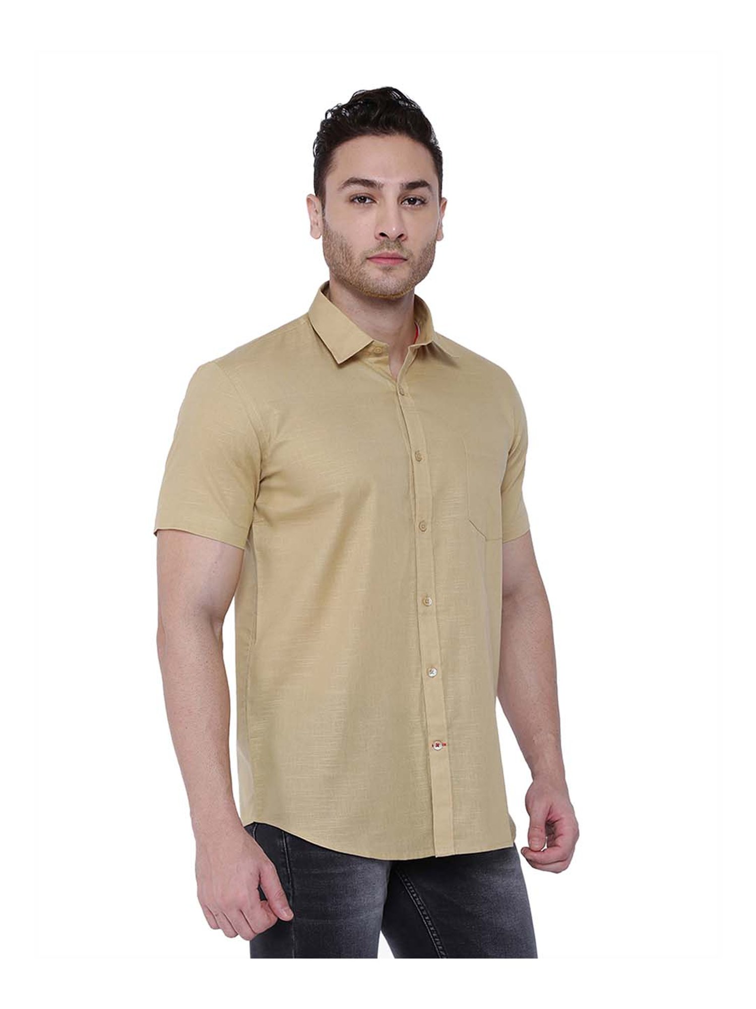 Southbay Khaki Regular Fit Shirt