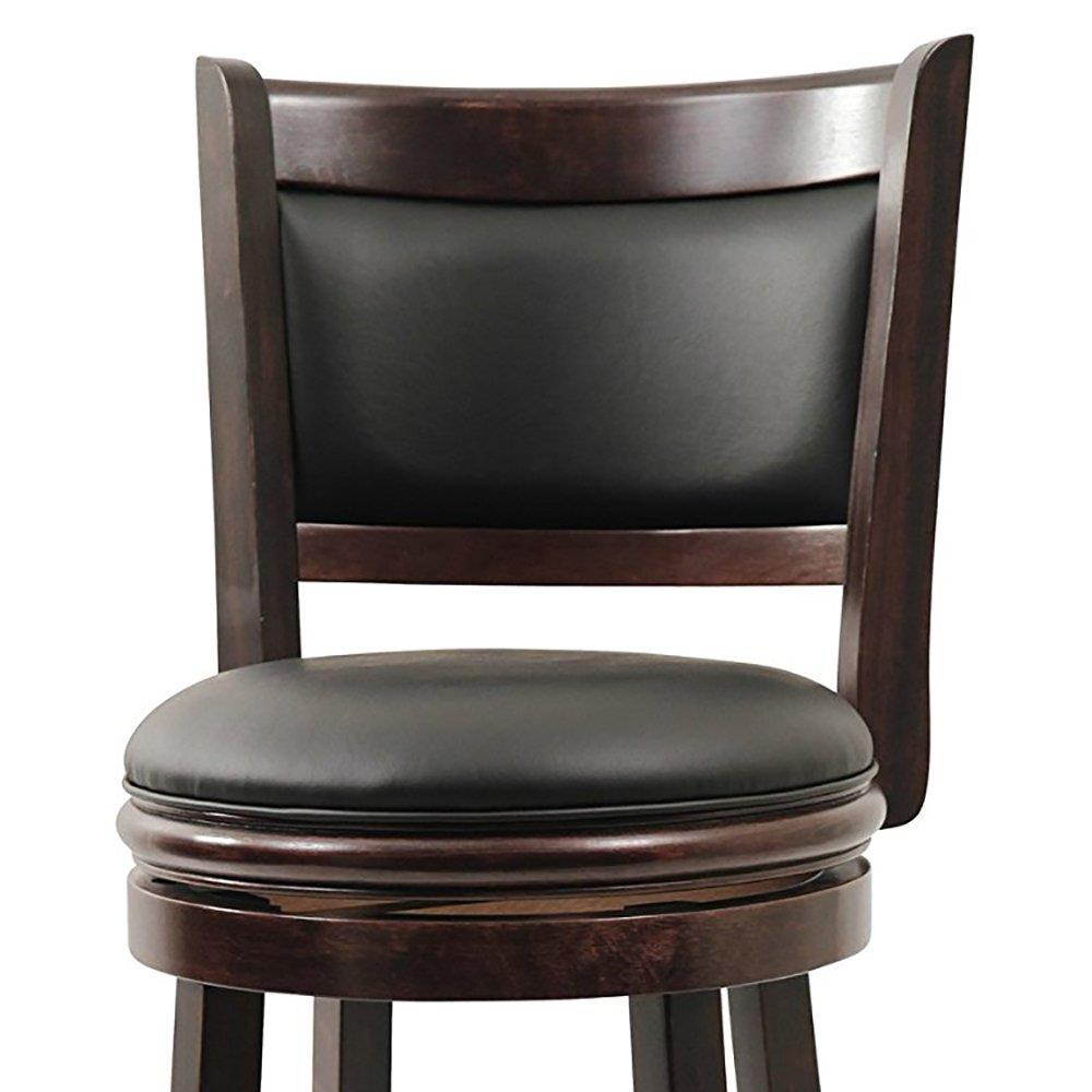 Boraam 29" Augusta Swivel Stool in Cappuccino Finish