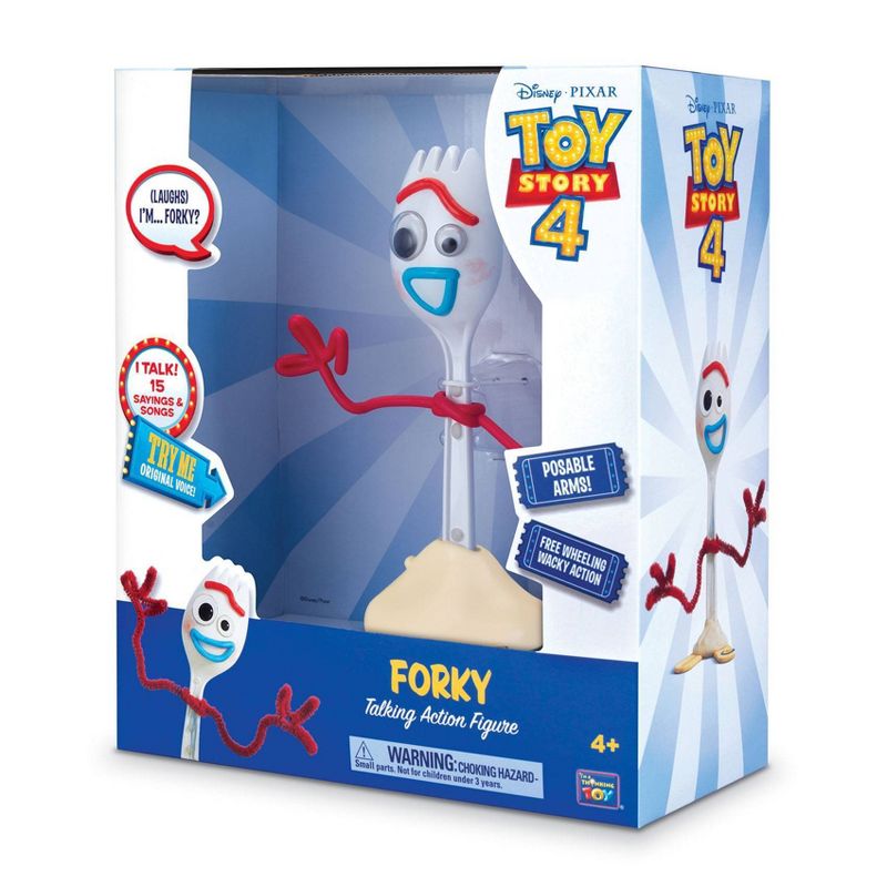 Disney Pixar Toy Story 4 Forky Free Wheeling Talking Action Figure