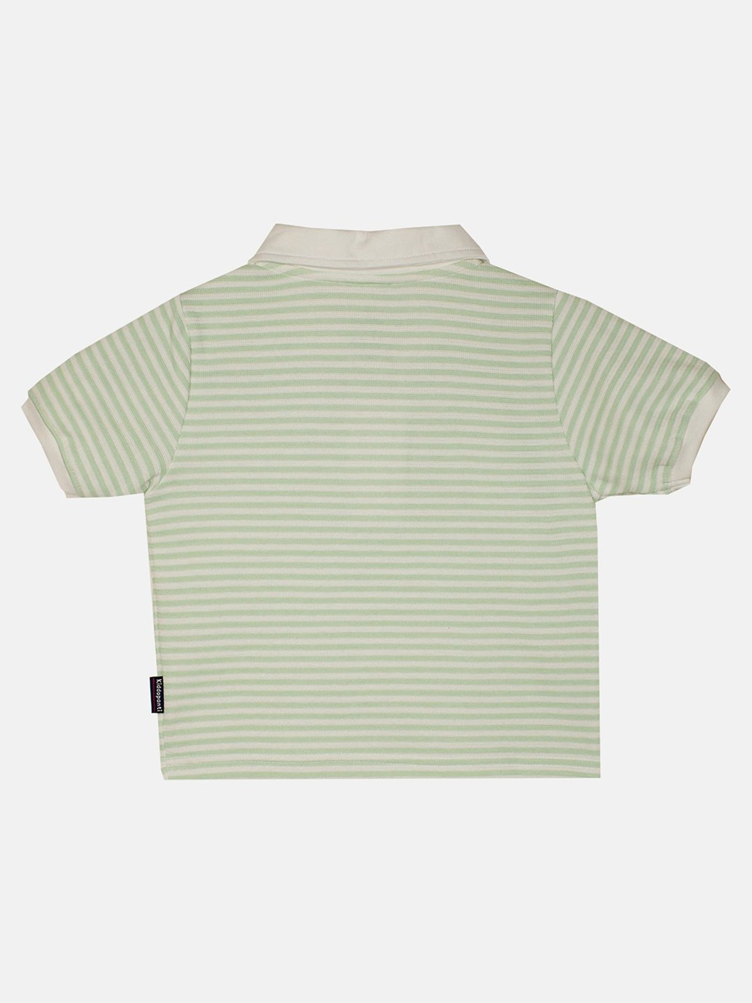 LilPicks Kids Teal Solid Crop Top