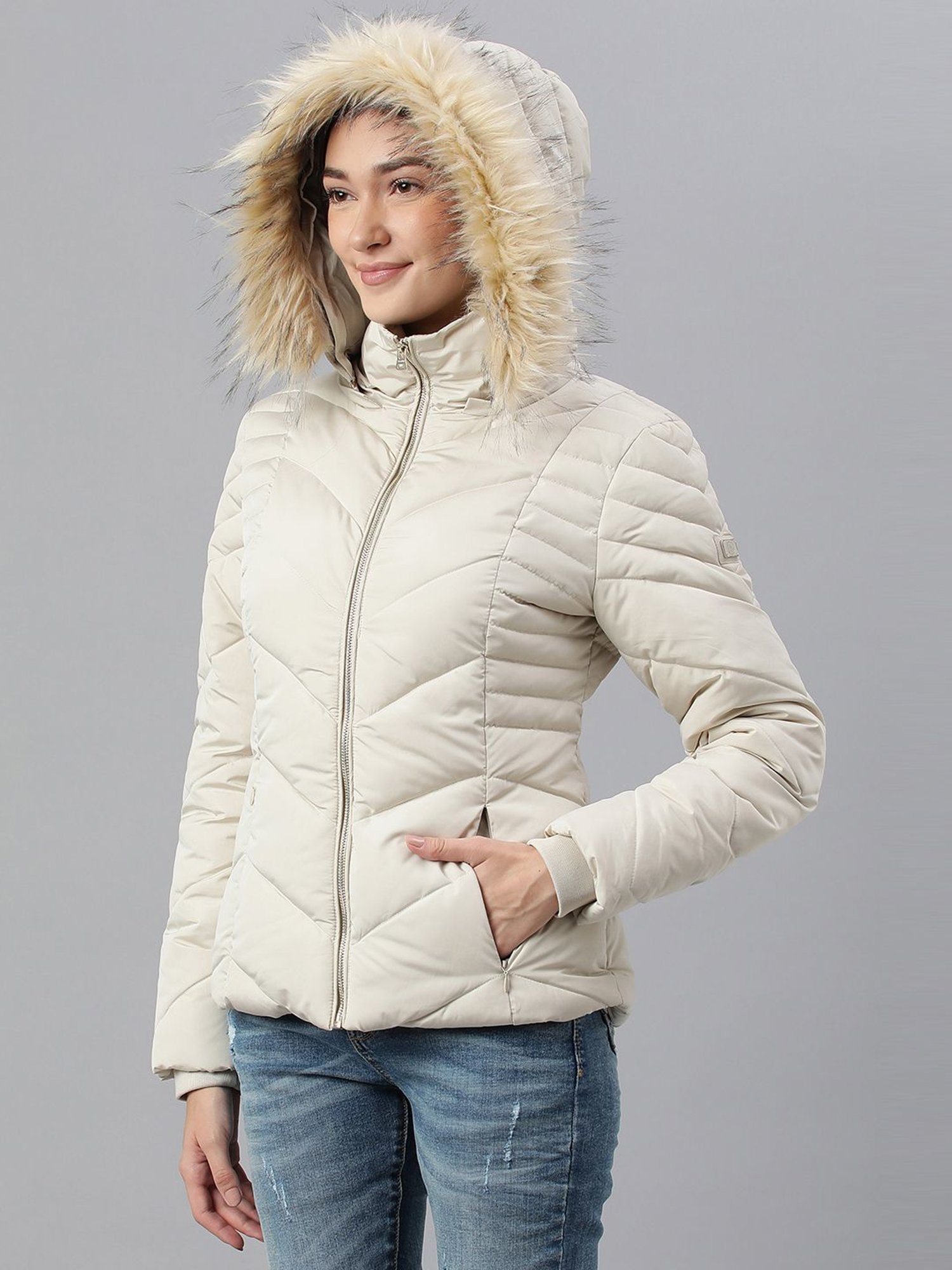 Woods Off-White Padded Jacket