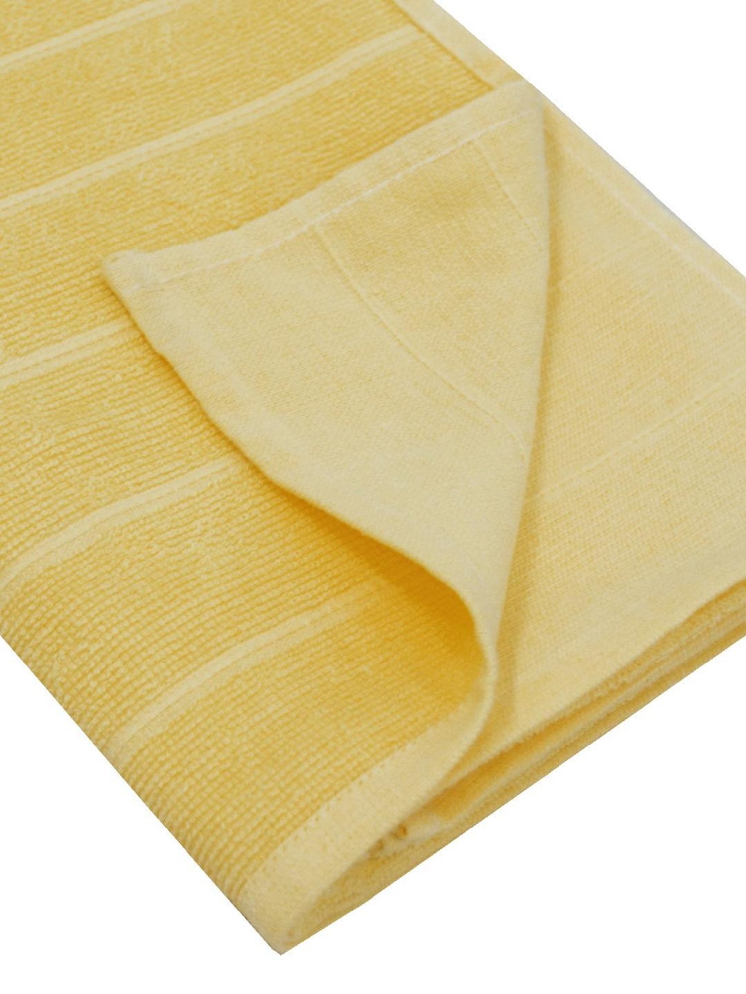 Bianca SOHO Yellow & Hotpink Cotton 300 GSM Kopa Reversible Bath Towel - Set of 2