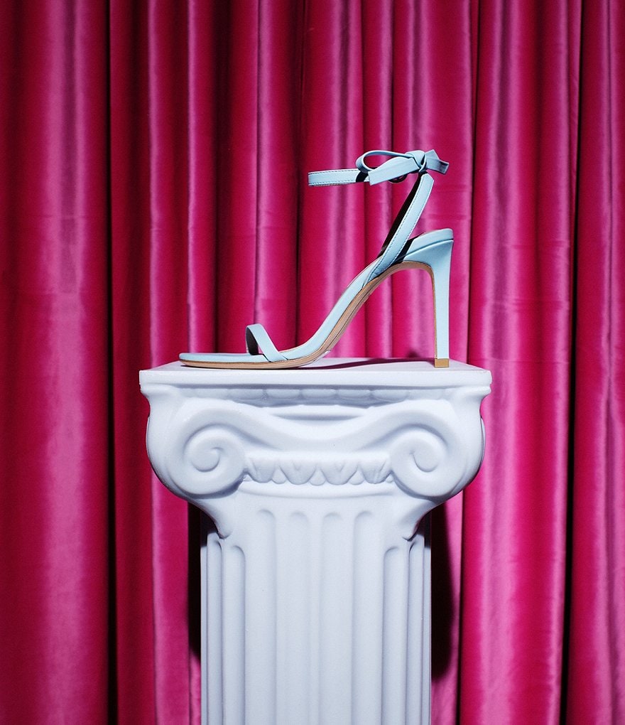 Deltan Miranda Ankle Bow Detail Dress Sandals