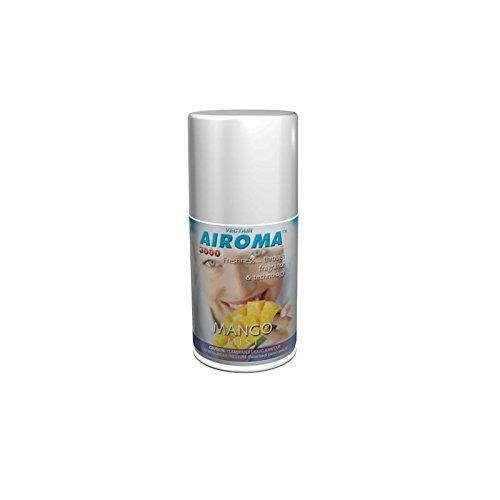 Vectair Airoma Metered Air Freshener Refill, Mango 7 oz Cans, Case of 12