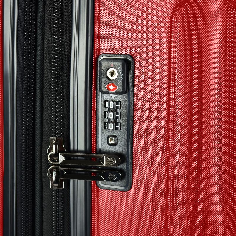 Traveler's Choice 26" La Serena Spinner Suitcase Set - Red