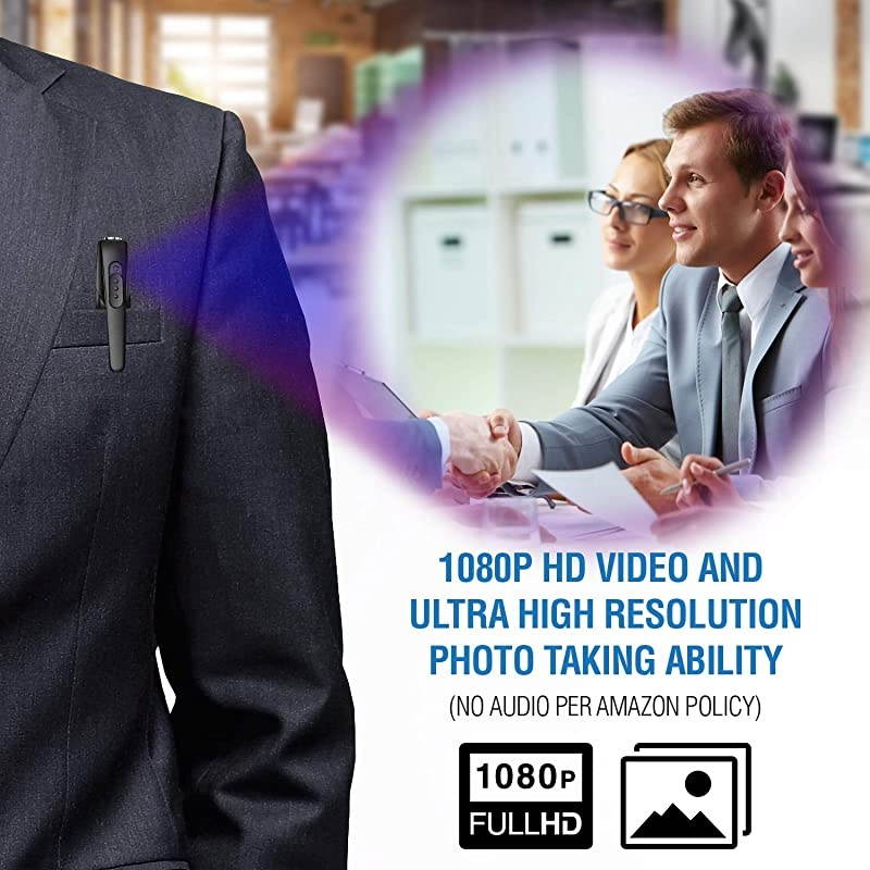 Spy Camera 1080P HD Recording (with 32 GB Memory Card) - Spy Pen Camera, Hidden Camera Pen - Camera Hidden Cam, Spy Cam with Small Camera - Hidden Camera, Micro Camera for Spy Gear