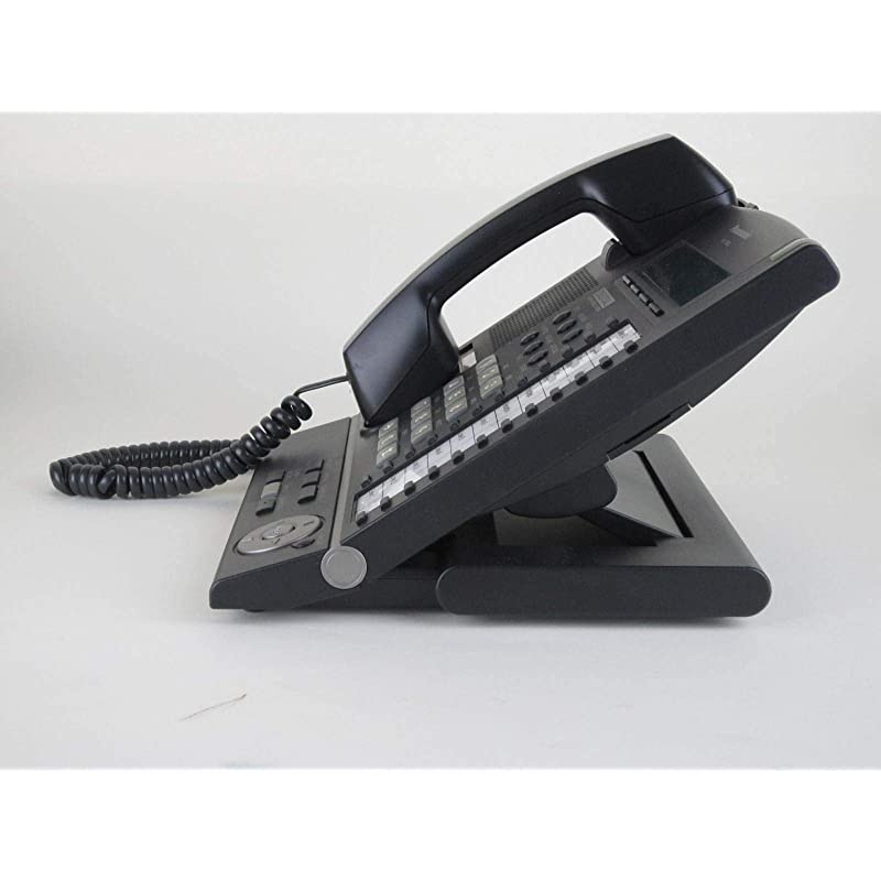 KXT7633B Digital Telephone Black 3Line LCD Proprietary Phone Renewed
