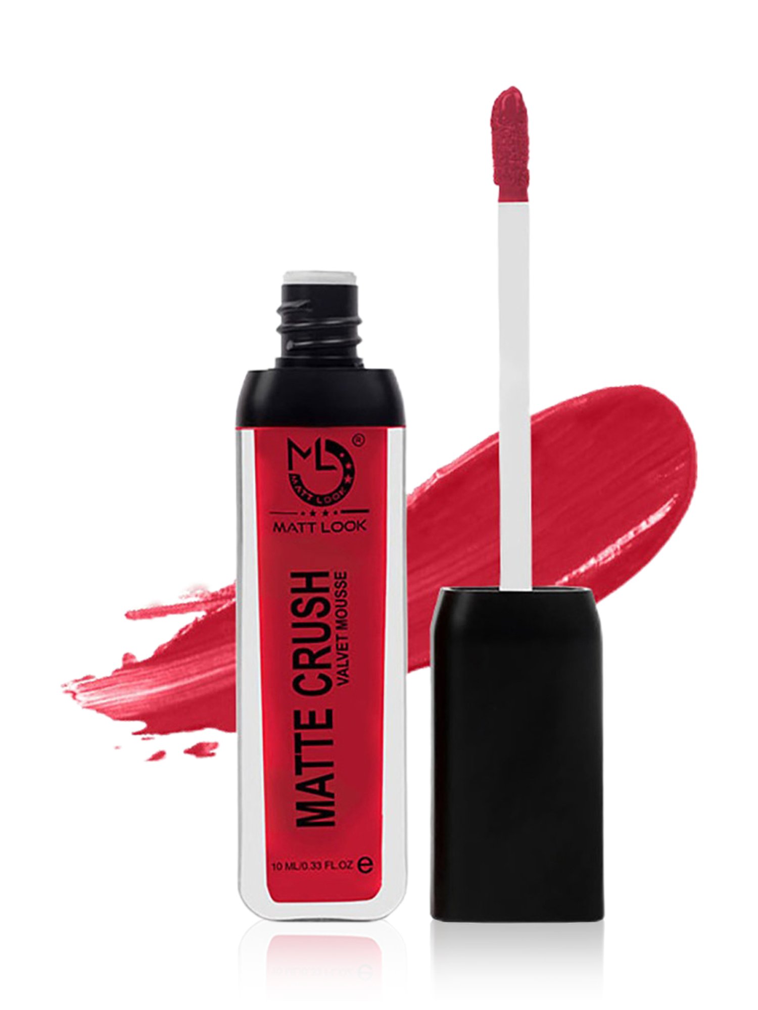 Matt Look Matte Crush Velvet Mousse Liquid Lipstick 07 Cherry Maroon - 10 ml