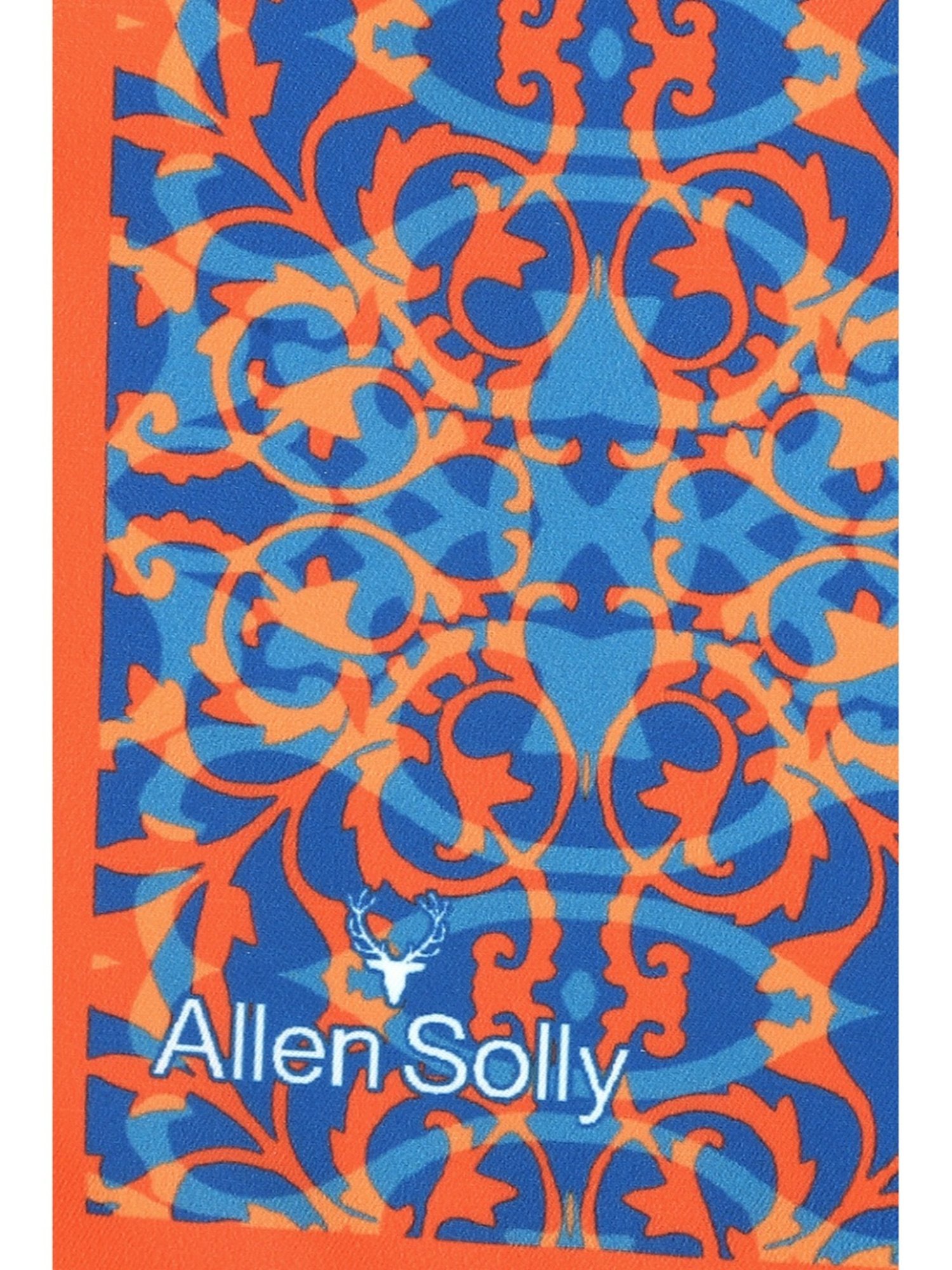 Van Heusen Green Printed Pocket Square