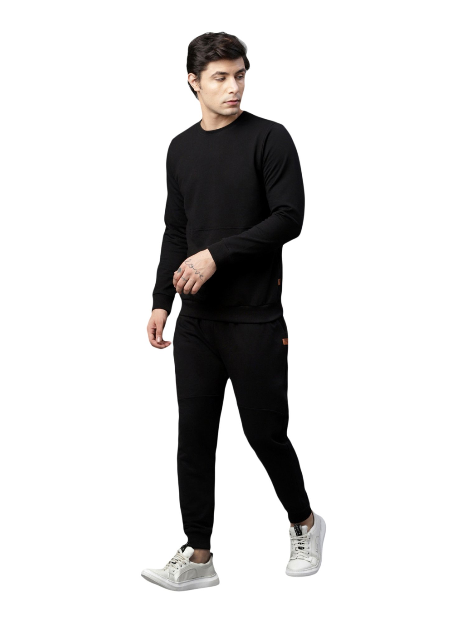 Rigo Black Regular Fit Tracksuit