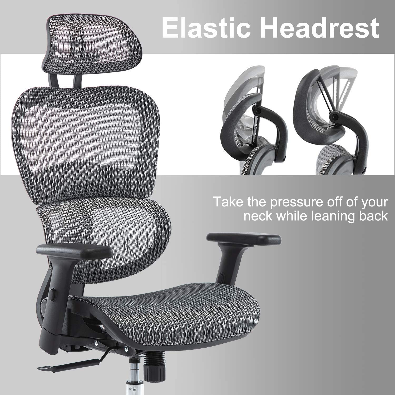 Gaming Chair, Racing Style Computer Desk Chair Padded Armrests Ergonomic Lumbar Support Adjustable Height