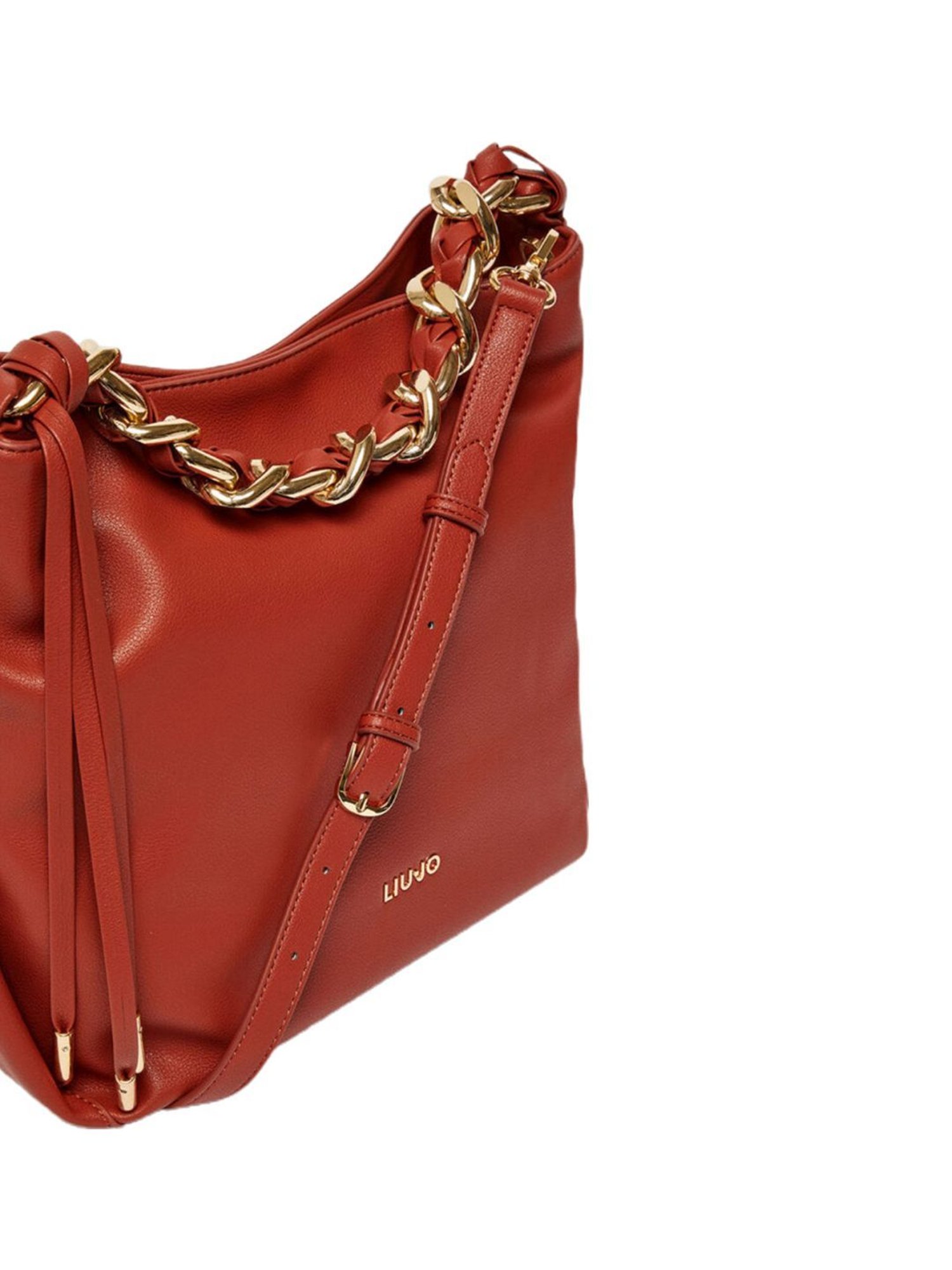 LIU JO Red Tea Large Hobo Bag