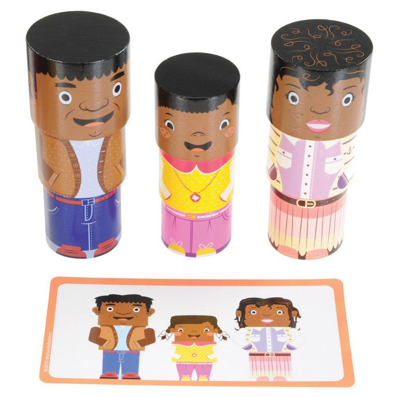 Kaplan Early Learning MyFamilyBuilders  - 48 Magnetic Blocks