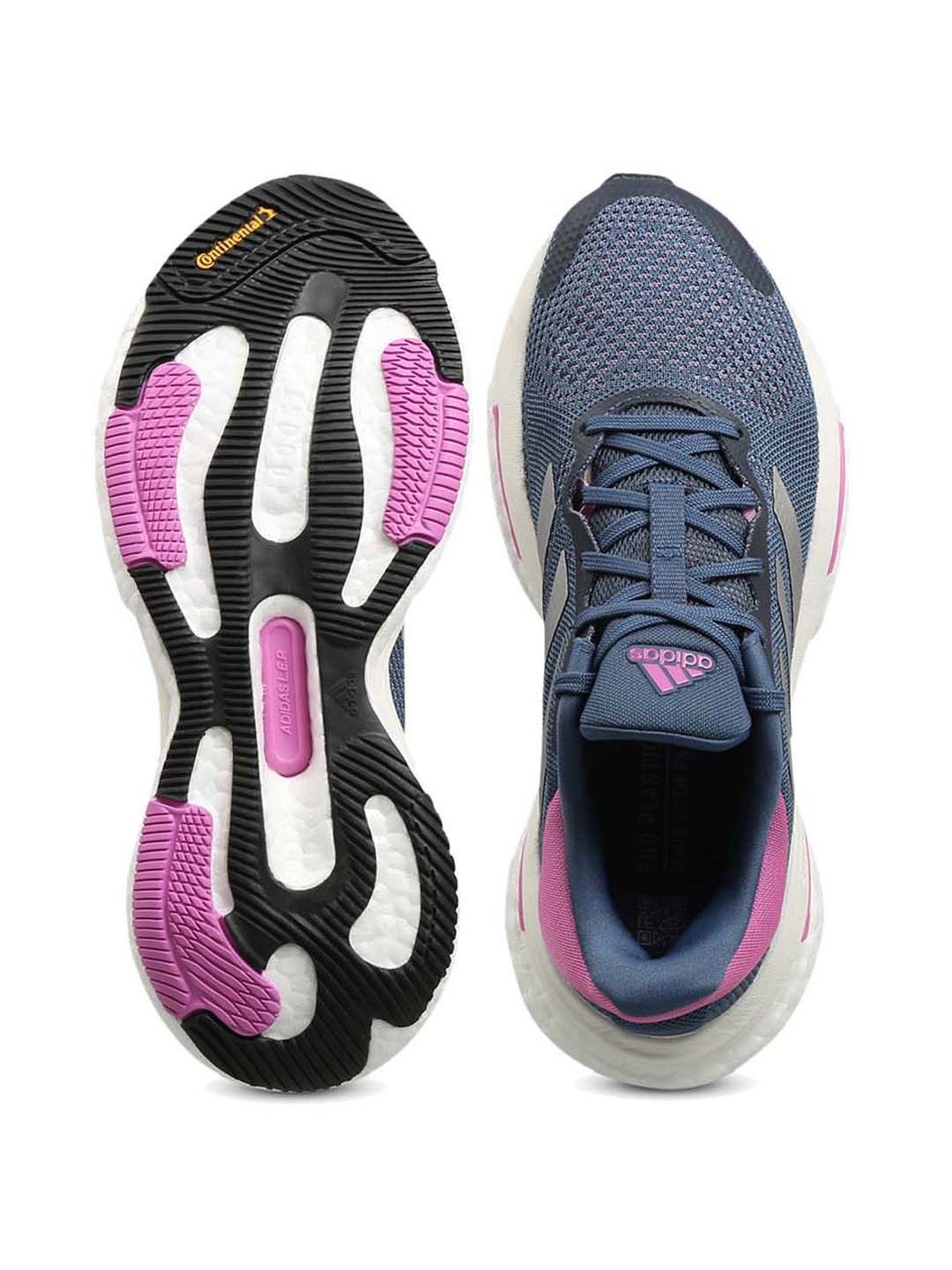 Adidas Women's SOLAR GLIDE 5 W Slate Blue Running Shoes