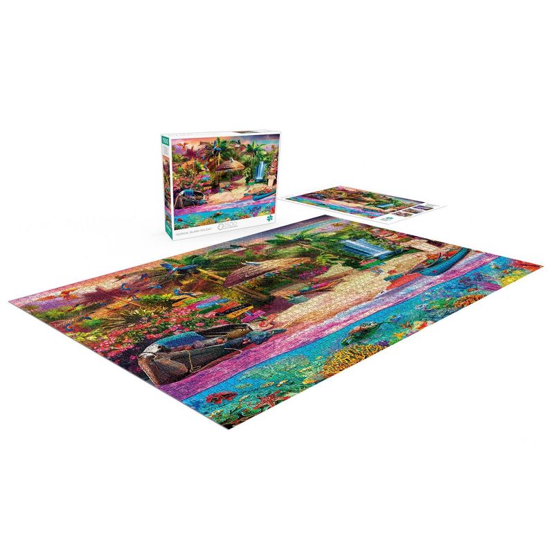 Buffalo Games Art of Play: Tropical Island Holiday Puzzle 1500pc