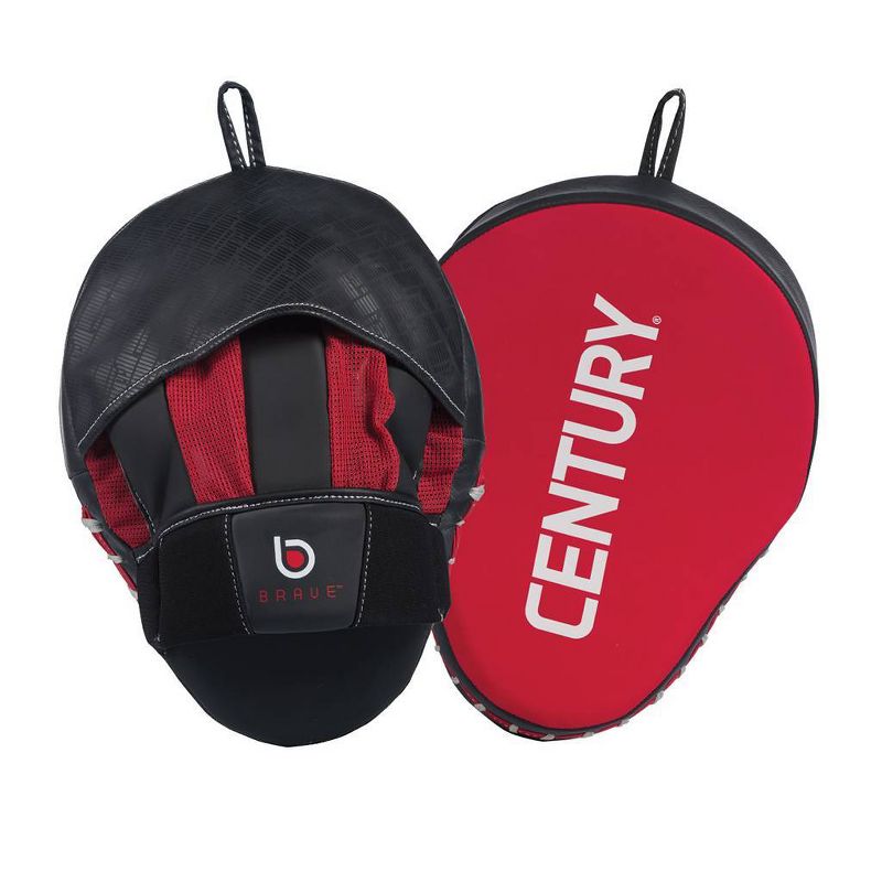 Century Martial Arts Brave Curved Punch Mitt - Red/Black