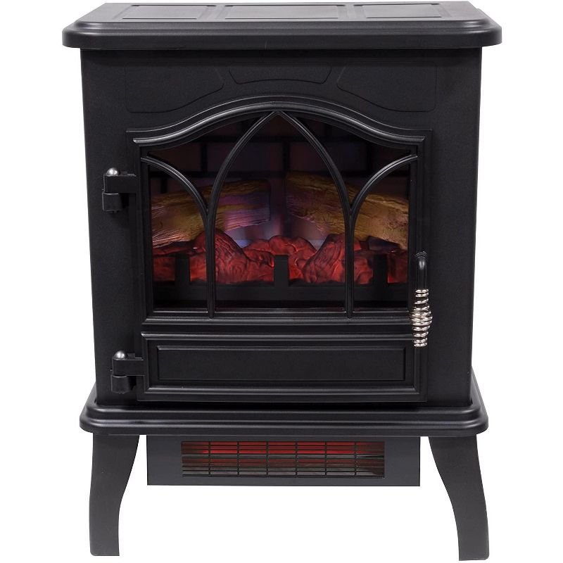 Duraflame 3D Black Infrared Electric Fireplace Stove - DFI-470-04