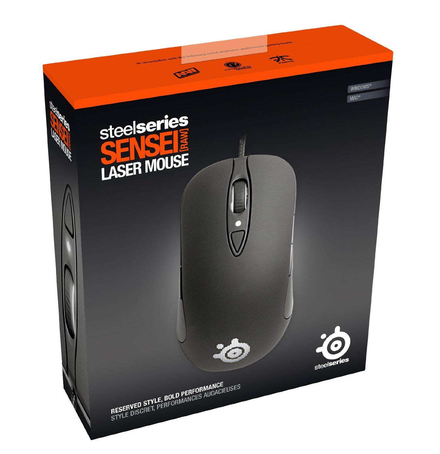 SteelSeries Sensei Laser Gaming Mouse [RAW] (Rubberized Black)
