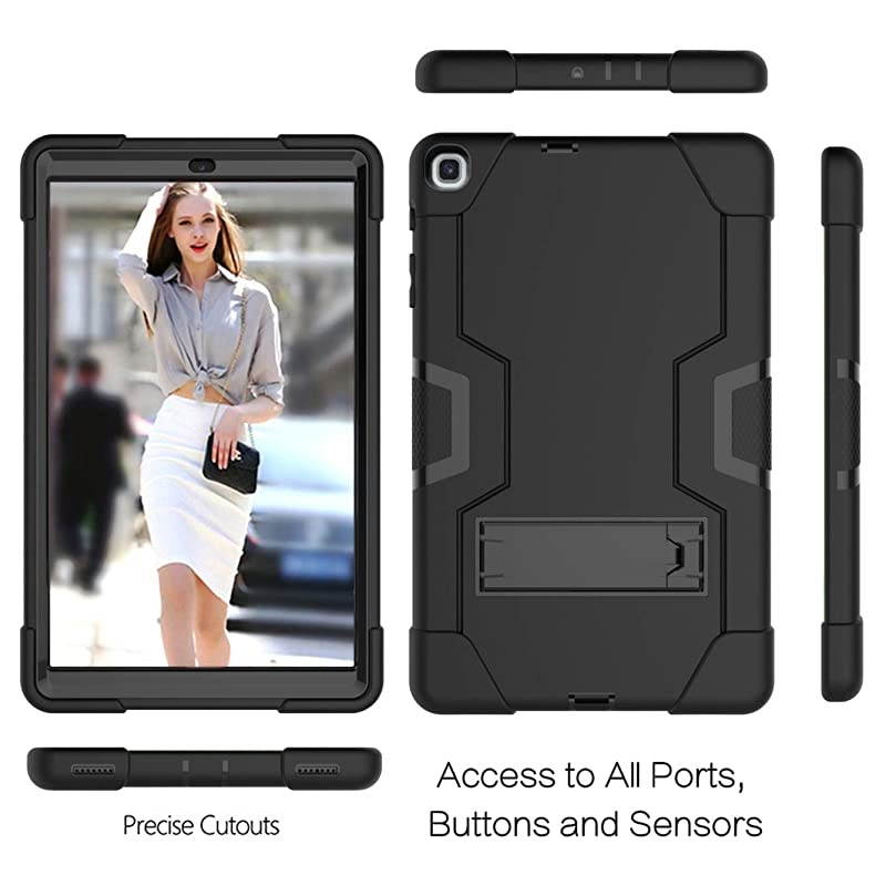 Galaxy Tab A 101 Case 2019 ModelSMT510T515Slim Heavy Duty Shockproof Rugged Case High Impact Full Body Protective Case for Samsung Galaxy Tab A 101 Inch 2019 ReleaseBlack