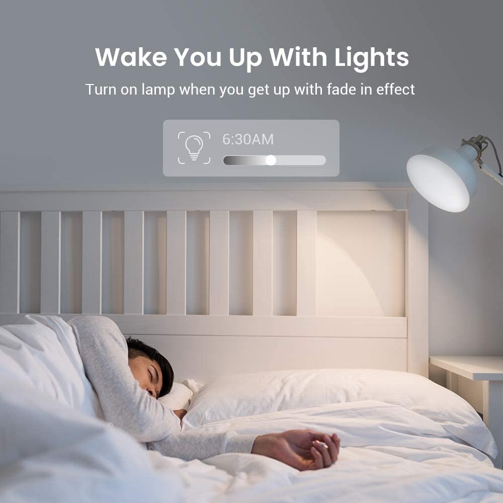 Smart Bulb, 10W RGB Dimmable Wi-Fi LED Smart Light Bulbs Color Changing A19 800lm, Works with Alexa, Google Home, Siri and IFTTT, No Hub Required (1-Pack)