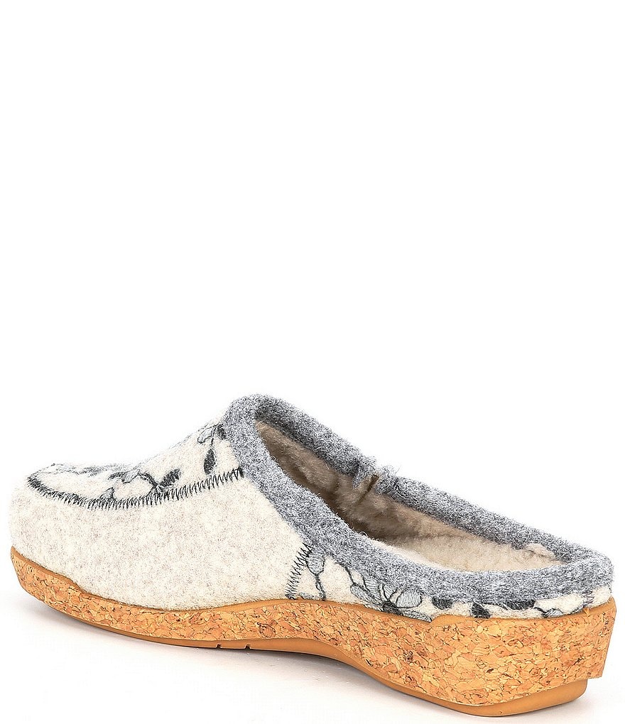 Taos Footwear Woolderness 2 Wool Cork Wedge Clogs