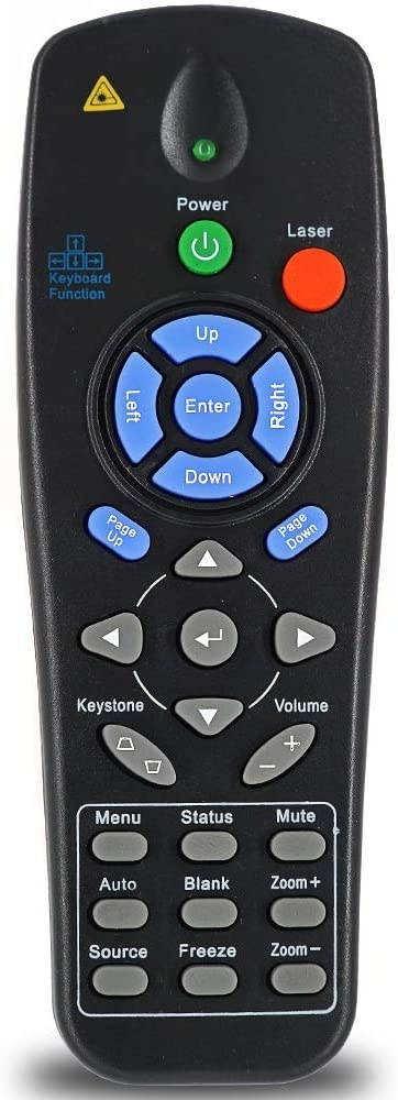 InTeching Projector Remote Control for Promethean EST-P1, UST-P1, PRM-25, PRM-32, PRM-33, PRM-35, PRM-42, PRM-45, PRM-45A