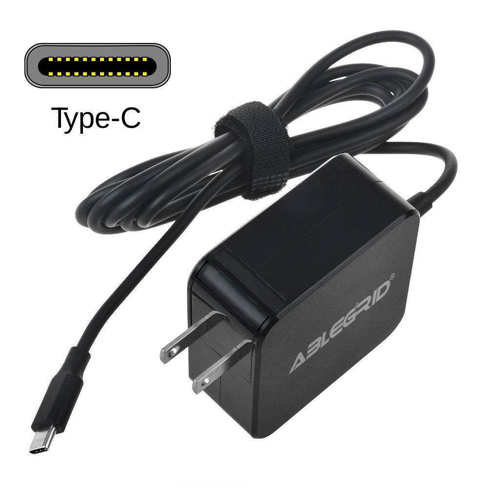 65W USB-C Charger Ac Adapter for HP Spectre x360 13-w020ca 13-w023dx Power Cord
