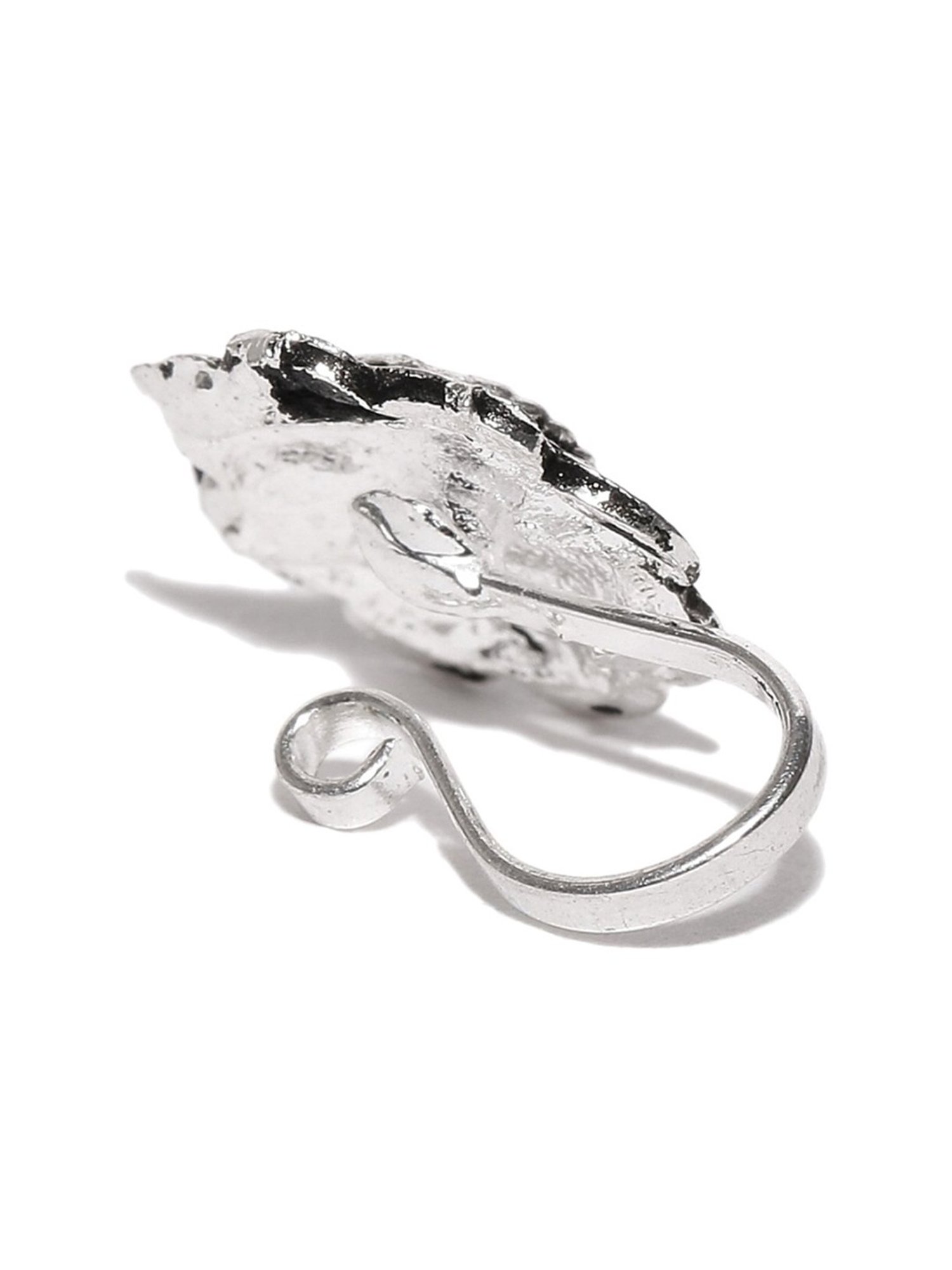 Teejh Aahna Silver Nose Ring