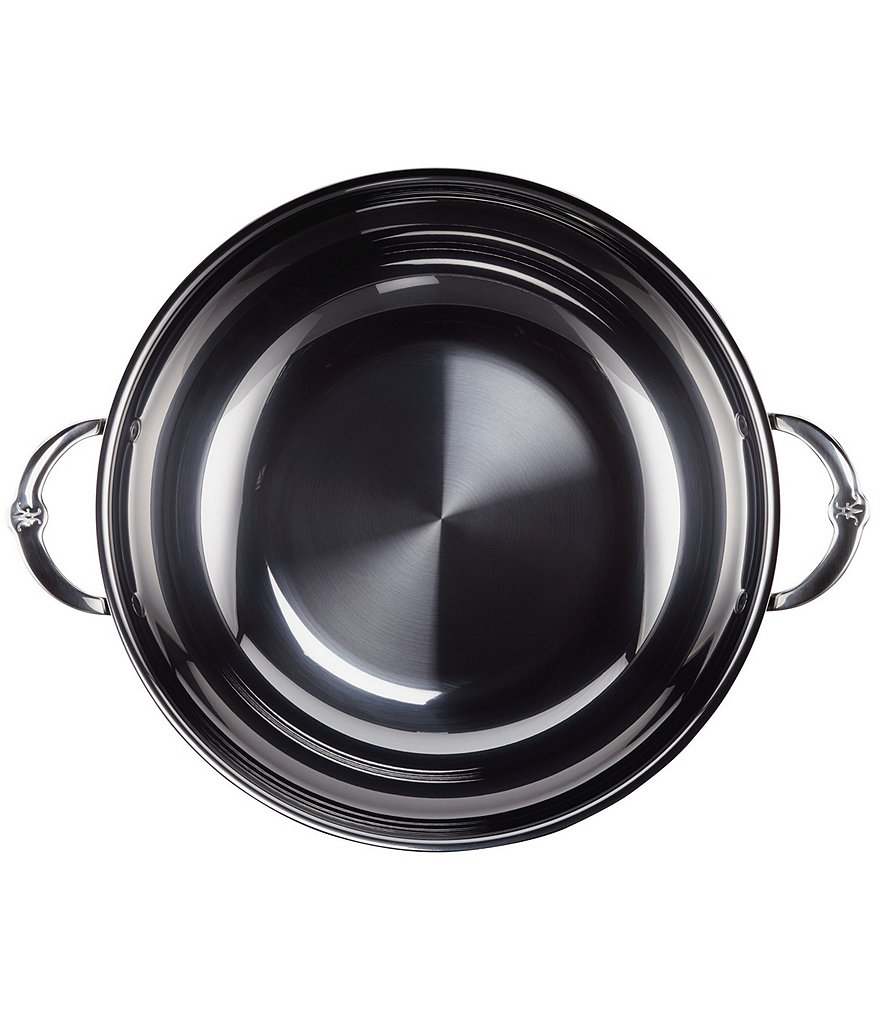 Hestan NanoBond Titanium Stainless Steel Wok, 14#double;