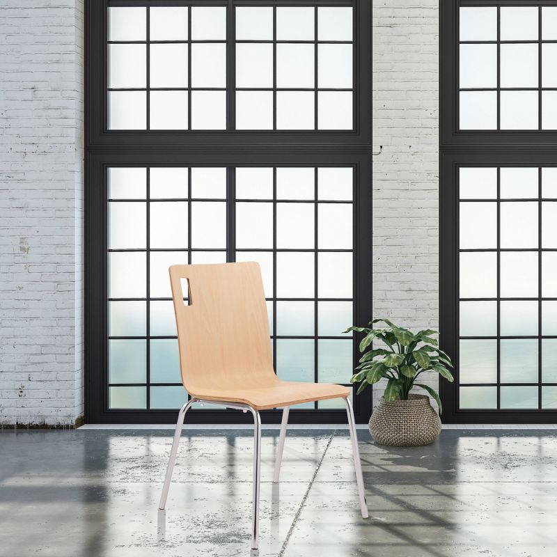 Set of 4 Bushwick Café Chairs Natural - Hampton Collection