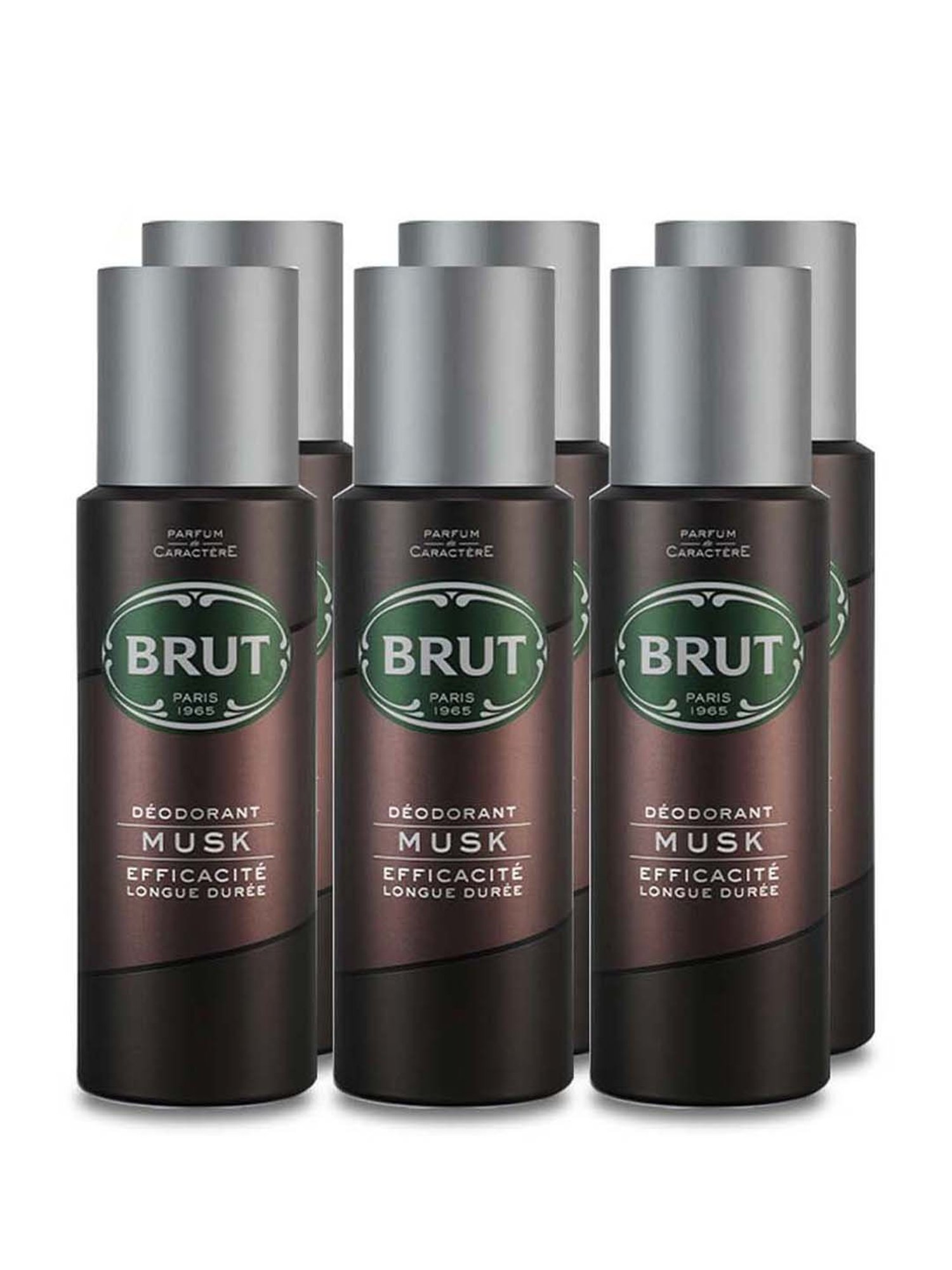 Brut Deodorant Spray Musk for Men - 200 ml (Pack of 6)
