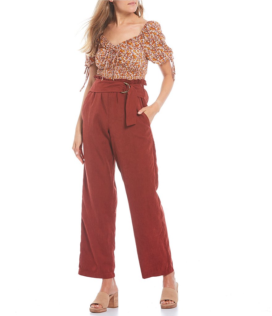 Love & Piece Tie-Sash Pants