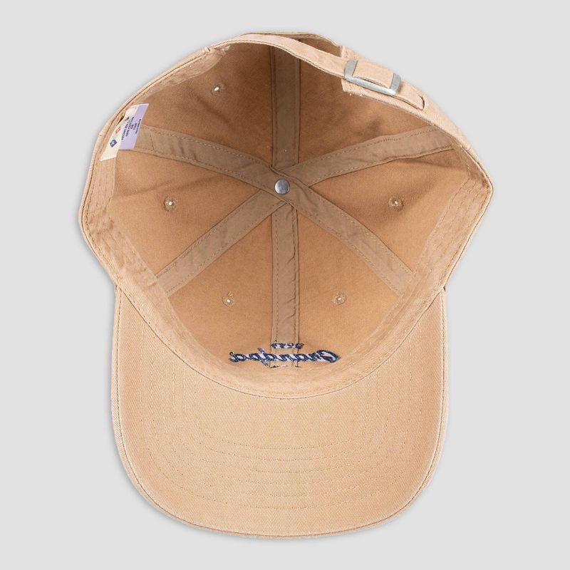 Wemco Men's Father's Day Best Grandpa Ever Baseball Hat - Khaki One Size