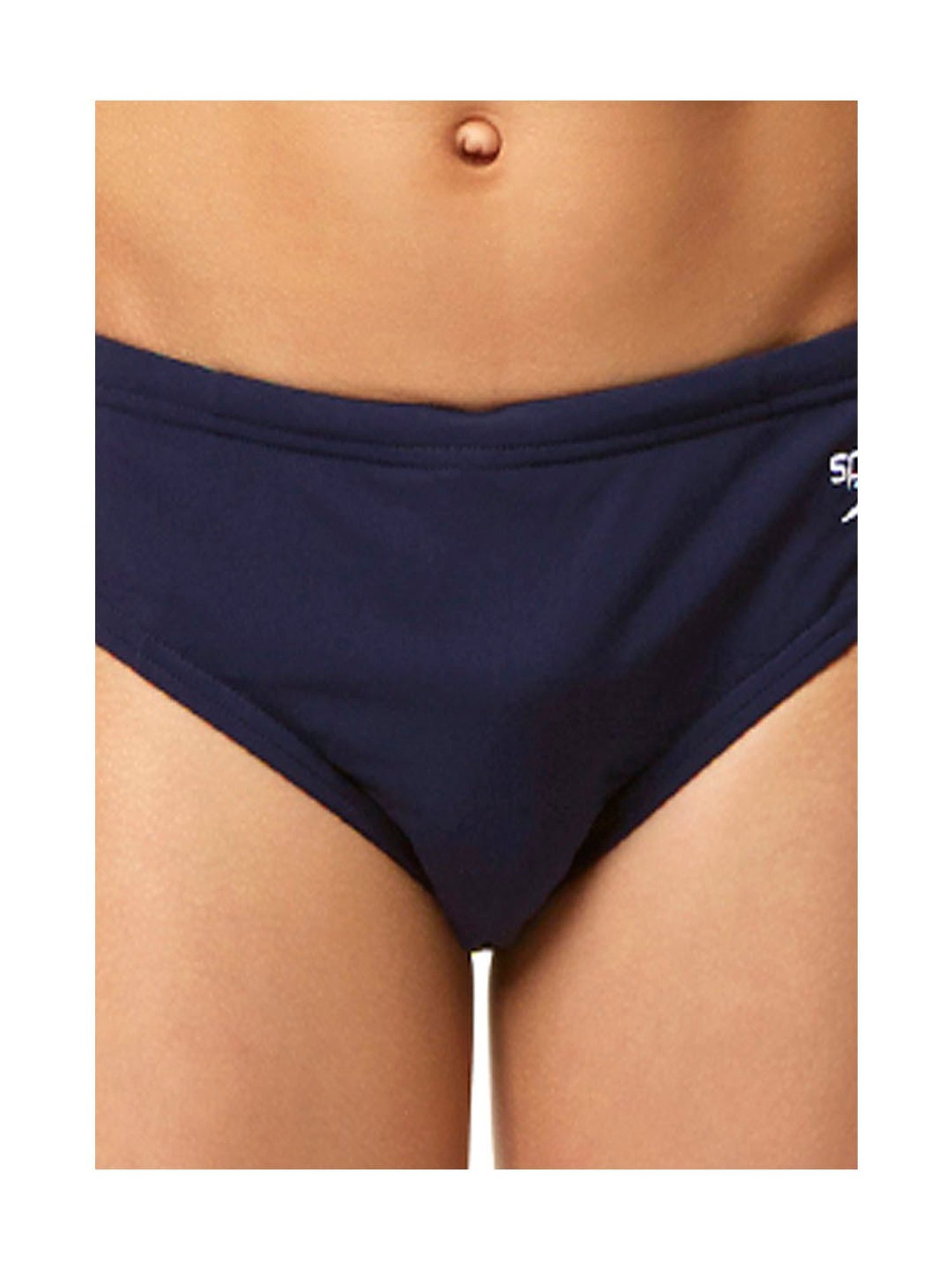 Speedo Kids Navy Solid Brief
