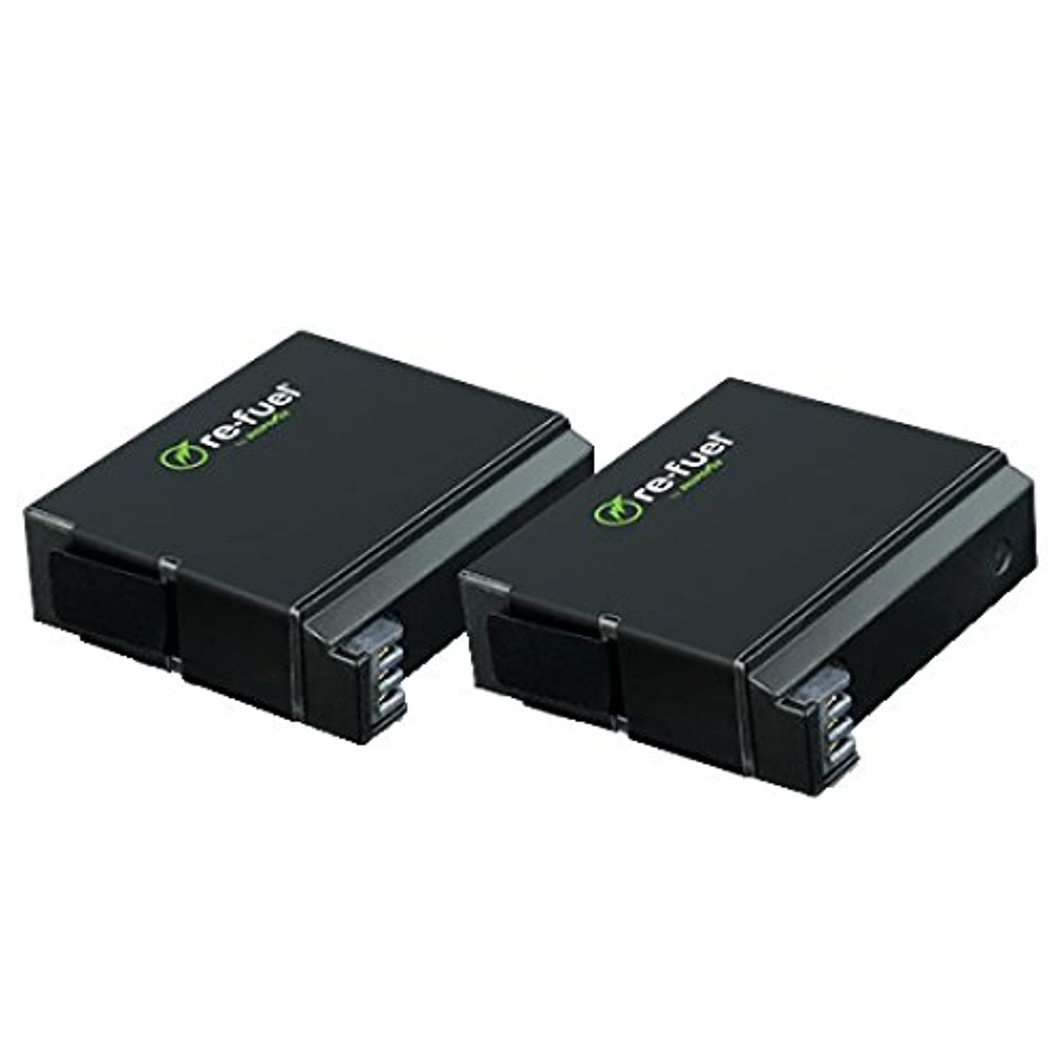ReFuel GoPro Hero4 2Pk Battery Replacement AHDBT-401 w/11
