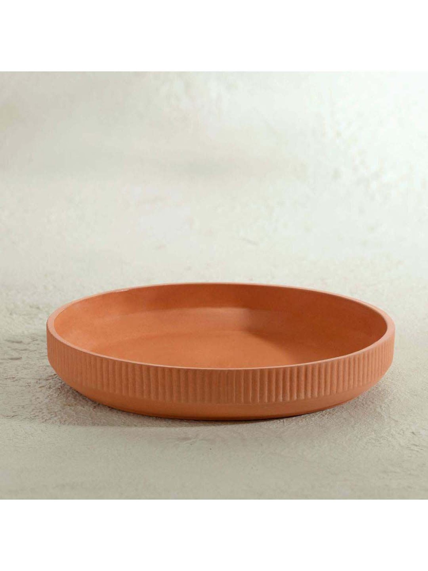ellementry Sienna Brown Terracotta Baking Pan (1500 ml) - Set of 1