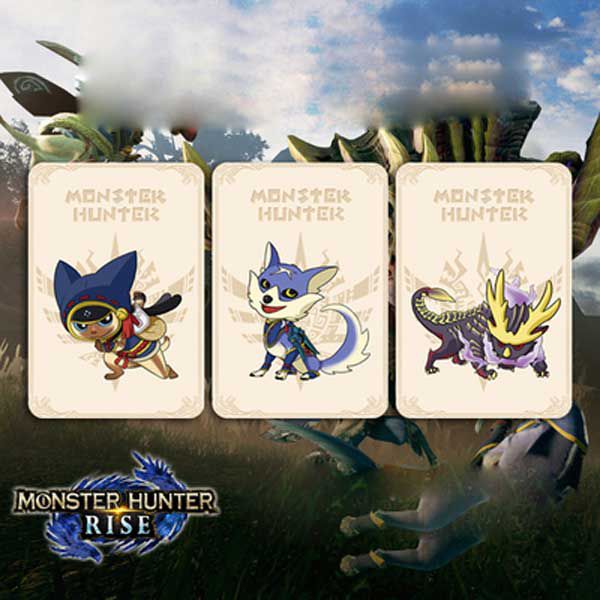 Monster Hunter Rise AMIIBO Cards for NS Switch