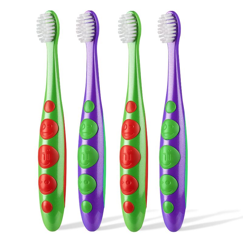 hello Kids' BPA Free Soft Bristle Toothbrush - 3pk