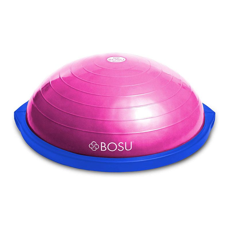 Bosu 72-10850 Home Gym Equipment The Original Balance Trainer 65 cm Diameter, Pink & Blue