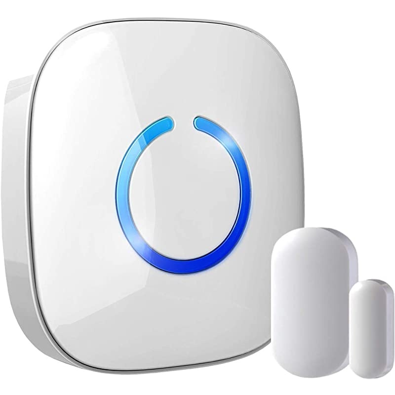 Door Chime or Window Alert with Magnetic Sensors Activates When Door or Window is Opened Door Open Chime or Window Alert 1 Mini Discrete Door Sensors + 1 Plugin Receiver