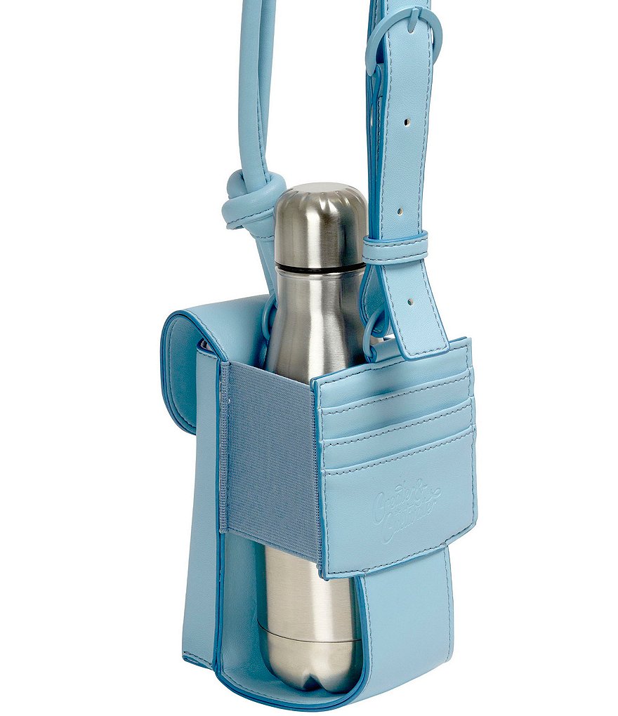 Create & Cultivate Vegan Leather Water Bottle Crossbody Bag