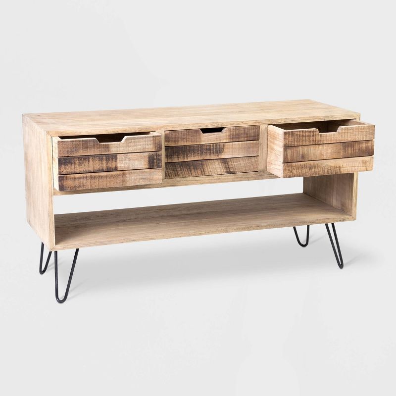 Oliver Mindi Wood Chest Brown - East at Main