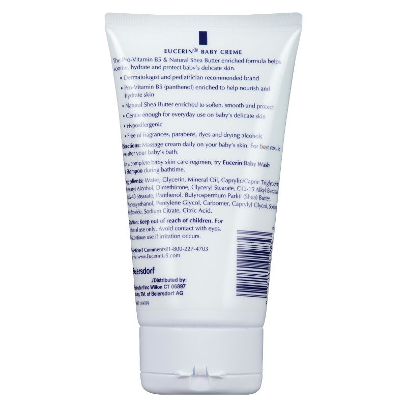 Eucerin Unscented Baby Crème - 5oz