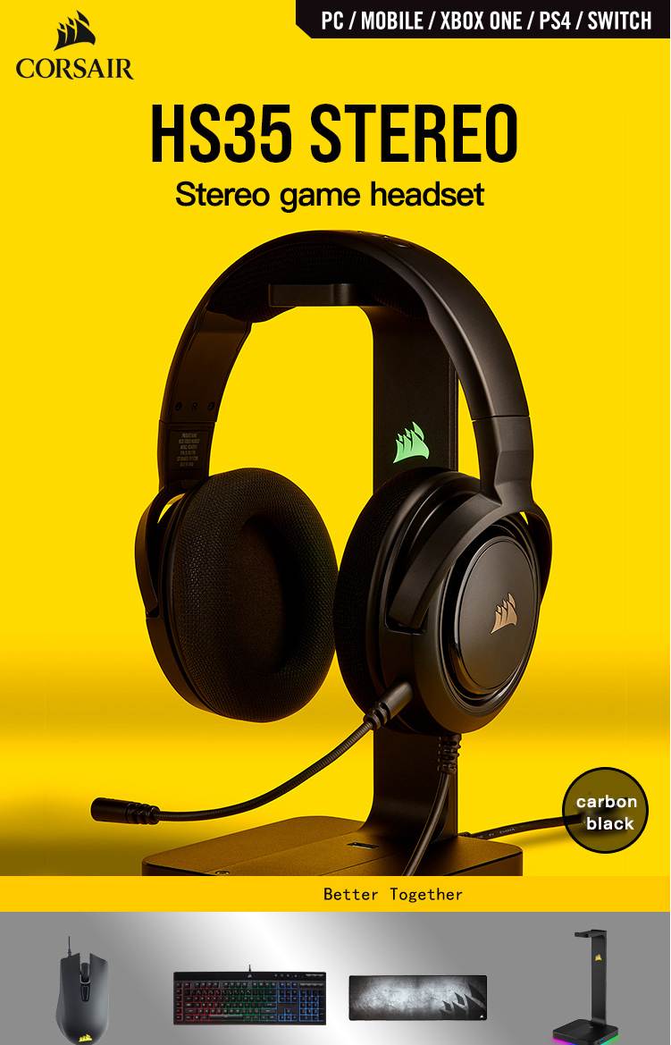 HyperX Cloud Stinger Head-mounted Gaming Headset with Noise Reduction Microphone for PC Game Console Cellphone Pink