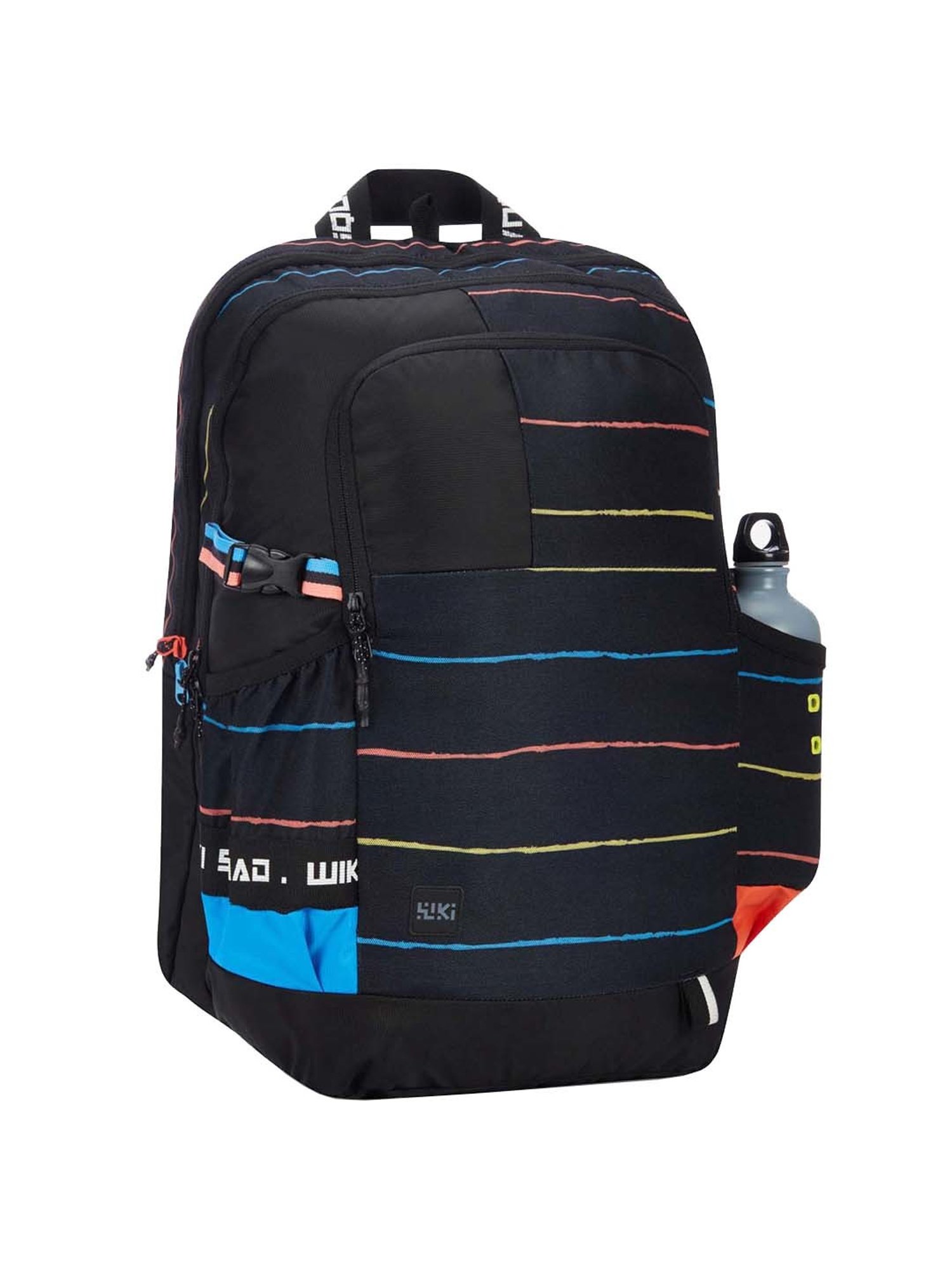 Wiki 40 Ltrs Black Medium Backpack