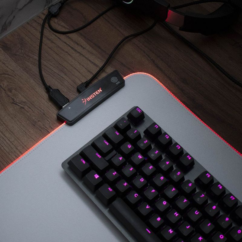 Lenovo Legion M200 RGB Gaming Mouse-WW - Optical - Cable - Black - USB - 2400 dpi - Scroll Wheel - 5 Button(s) - Symmetrical