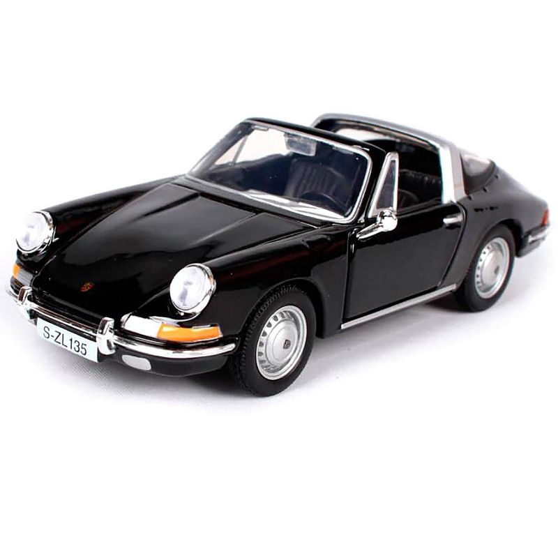 Porsche 911 Targa Convertible Black "Classic" Series 1/32 Diecast Model Car by Bburago