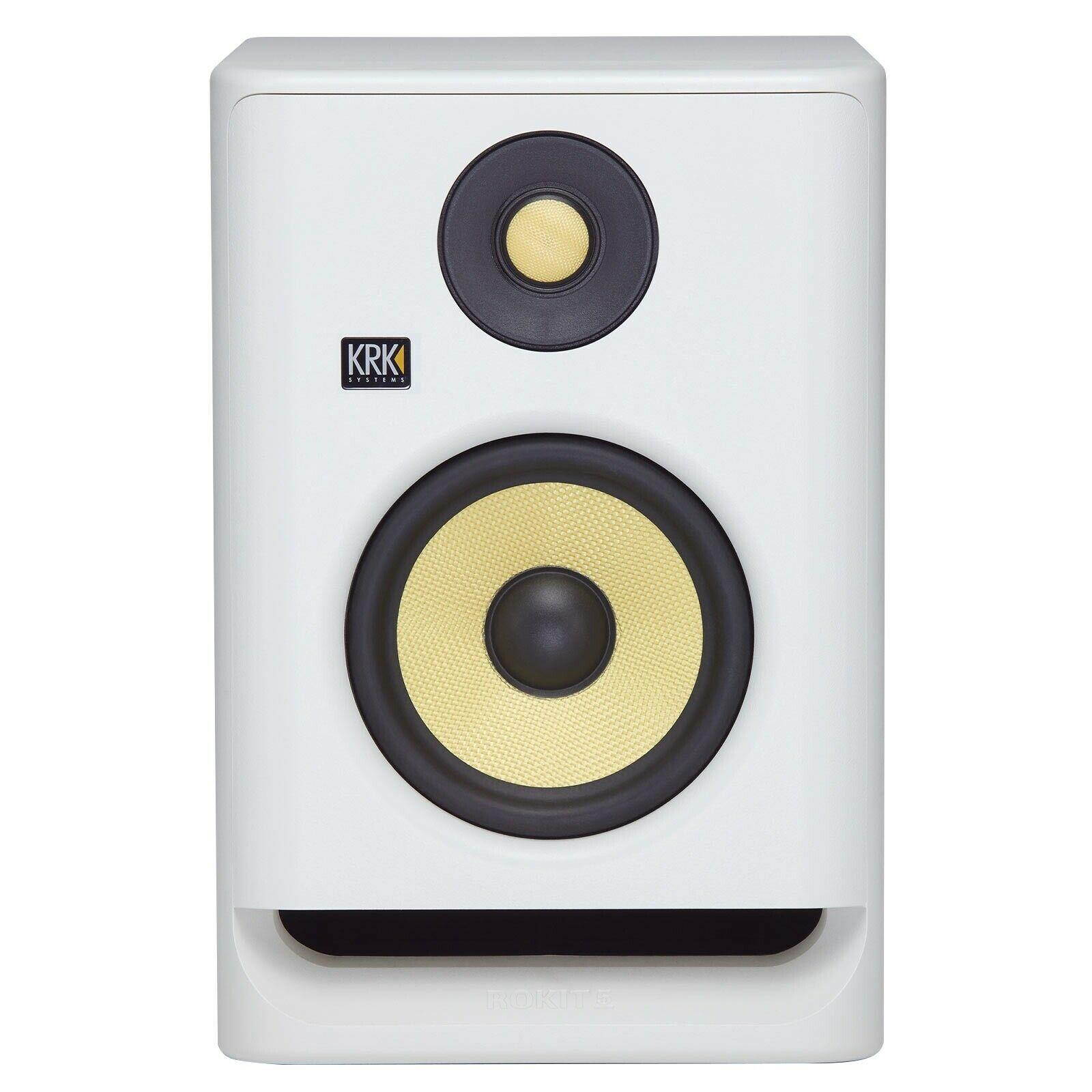 KRK RP5 ROKIT G4 Bi-amp Studio Monitor - Limited White Noise Edition