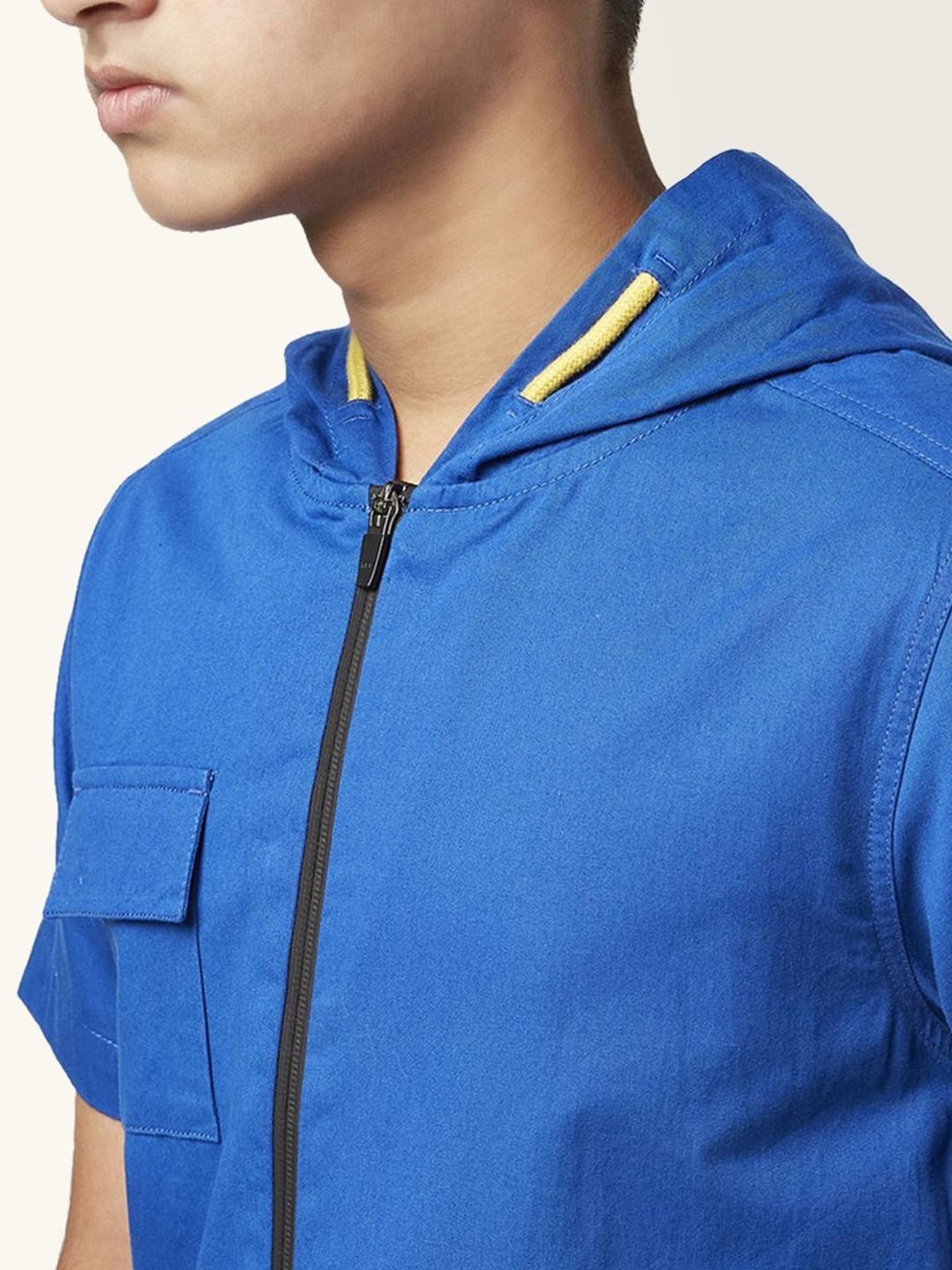 Coolsters by Pantaloons Kids Cobalt Blue Cotton Regular Fit Shirt